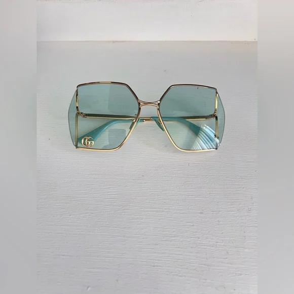 Gucci GG0817S 003 Gold/green 65-17-140 Sunglasses - Picture 10 of 16
